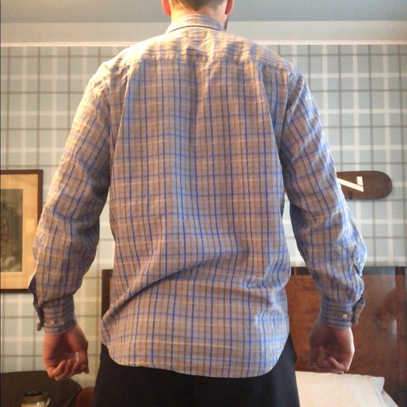 Scott Barber Casual Button Down Shirt (Large) - Picture 2 of 5